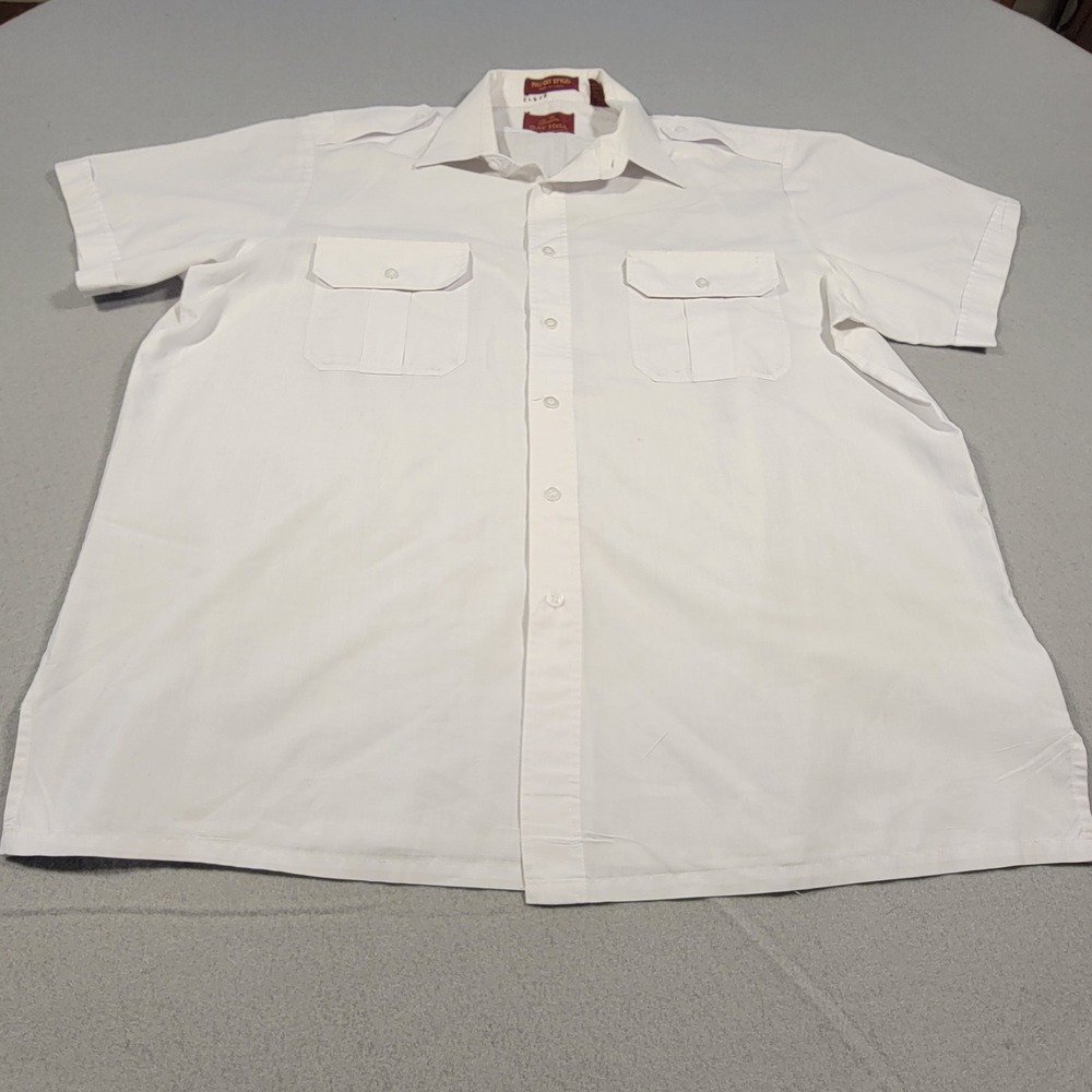 VTG Arnold Palmer Bay Hill‎ Classics Men's Shirt XL White Short Sleeve Button Up